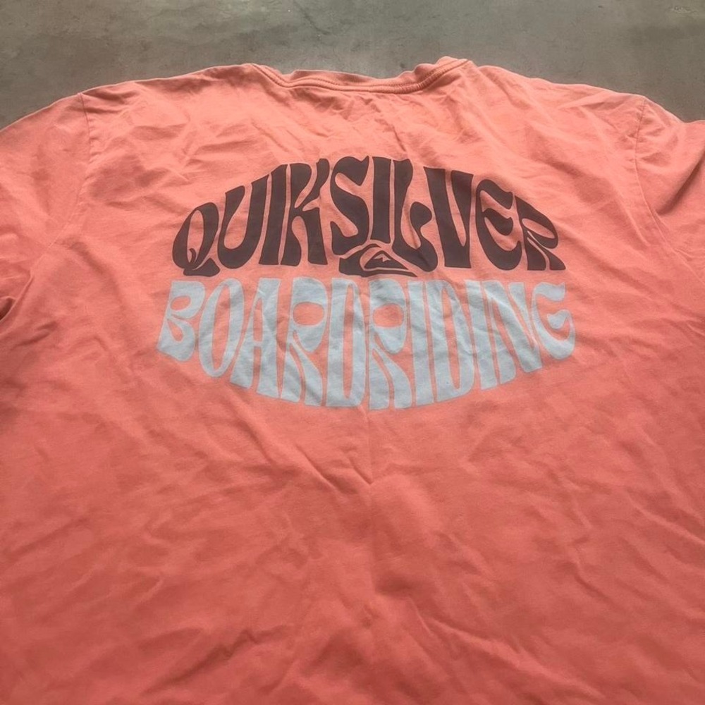 Quiksilver front and back logo surfer tee‎ shir
